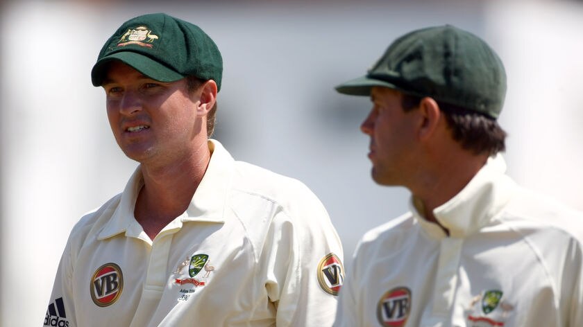 Patience is a virtue: Mitchell Johnson said Hauritz (l) will play a key role later in the game. (file photo)