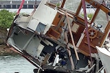 Sydney Harbour boat crash wreckage