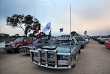 Utes assemble at the Deni Ute Muster in western NSW