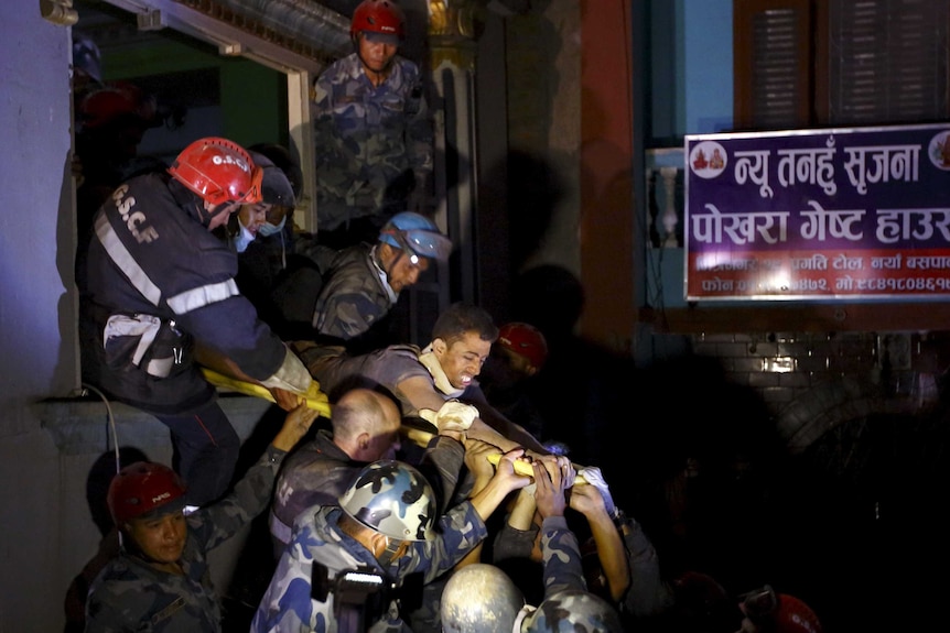 Survivor rescued in Nepal