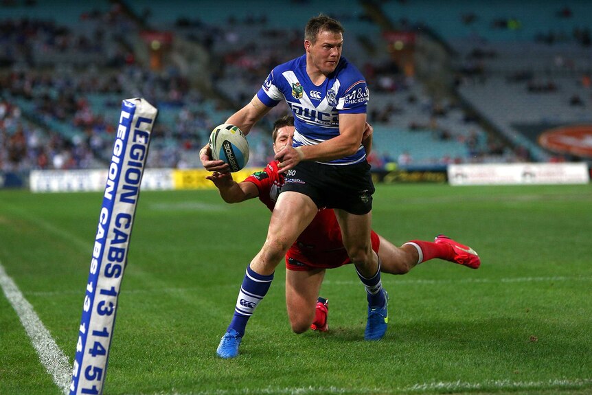 Brett Morris for the Bulldogs