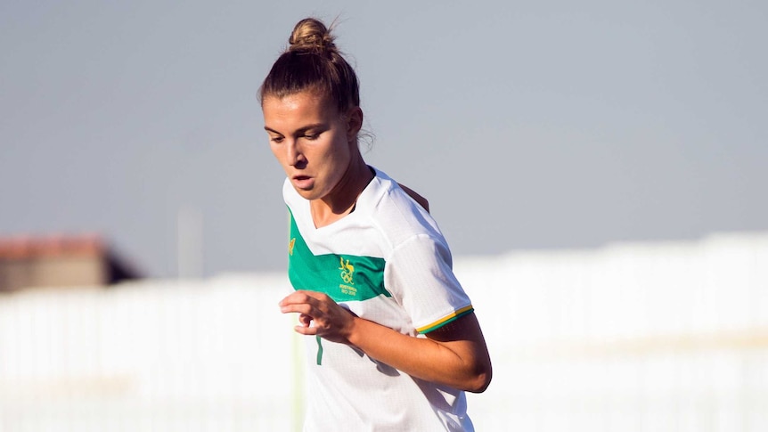 Stephanie Catley during a training session at the Agua Santa club in São Paulo on August 1, 2016.
