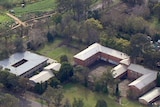 Aerial photo of former Camden high school in Sydney