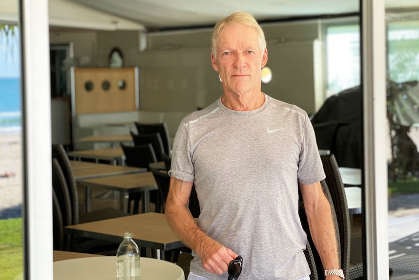 Sails restaurant owner Lyndon Simmons at his Noosa business.
