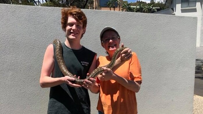 Family python reunited with family in Adelaide