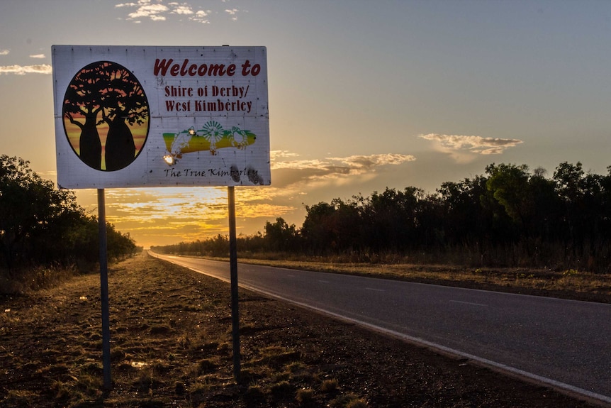 Welcome to Derby sign