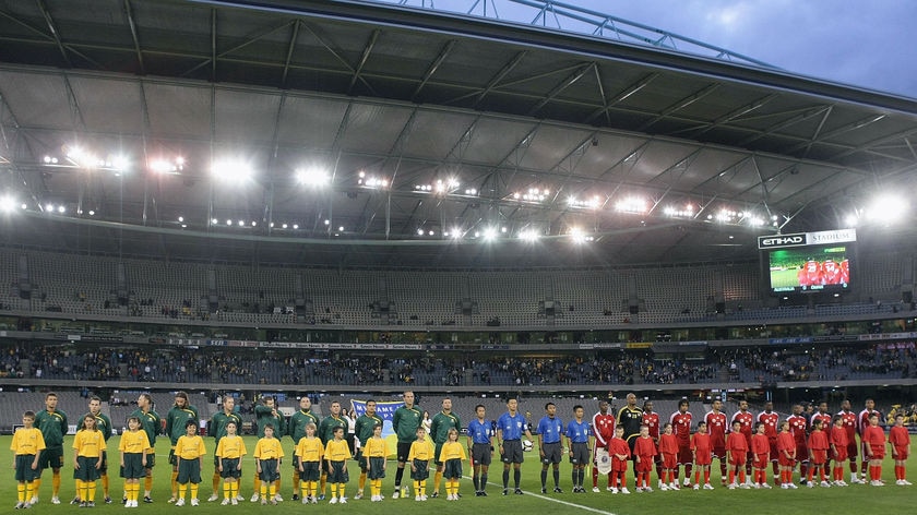 The Socceroos will line up against Oman at a Sydney venue yet to be determined. (file photo)