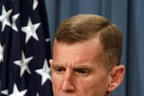 General Stanley McChrystal in talks on the US strategy in Afghanistan