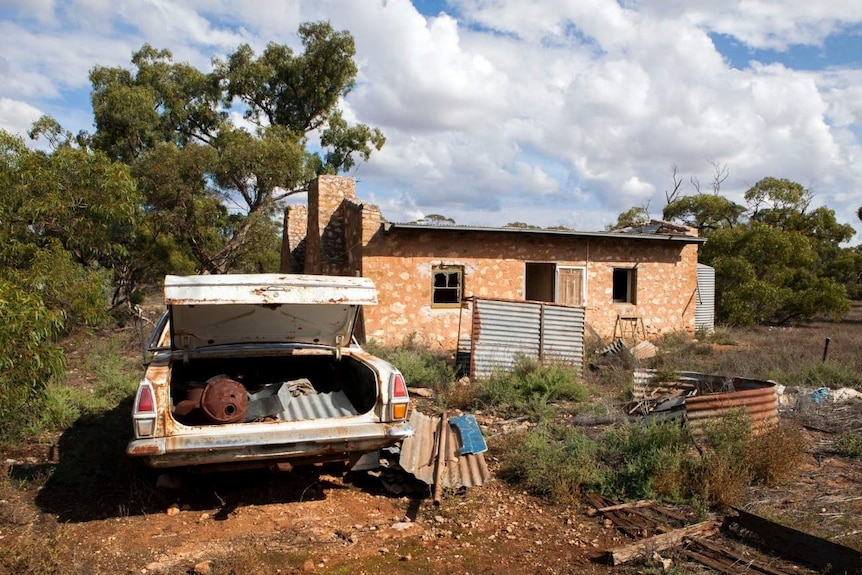 The rural property in South Australia which police were monitoring.