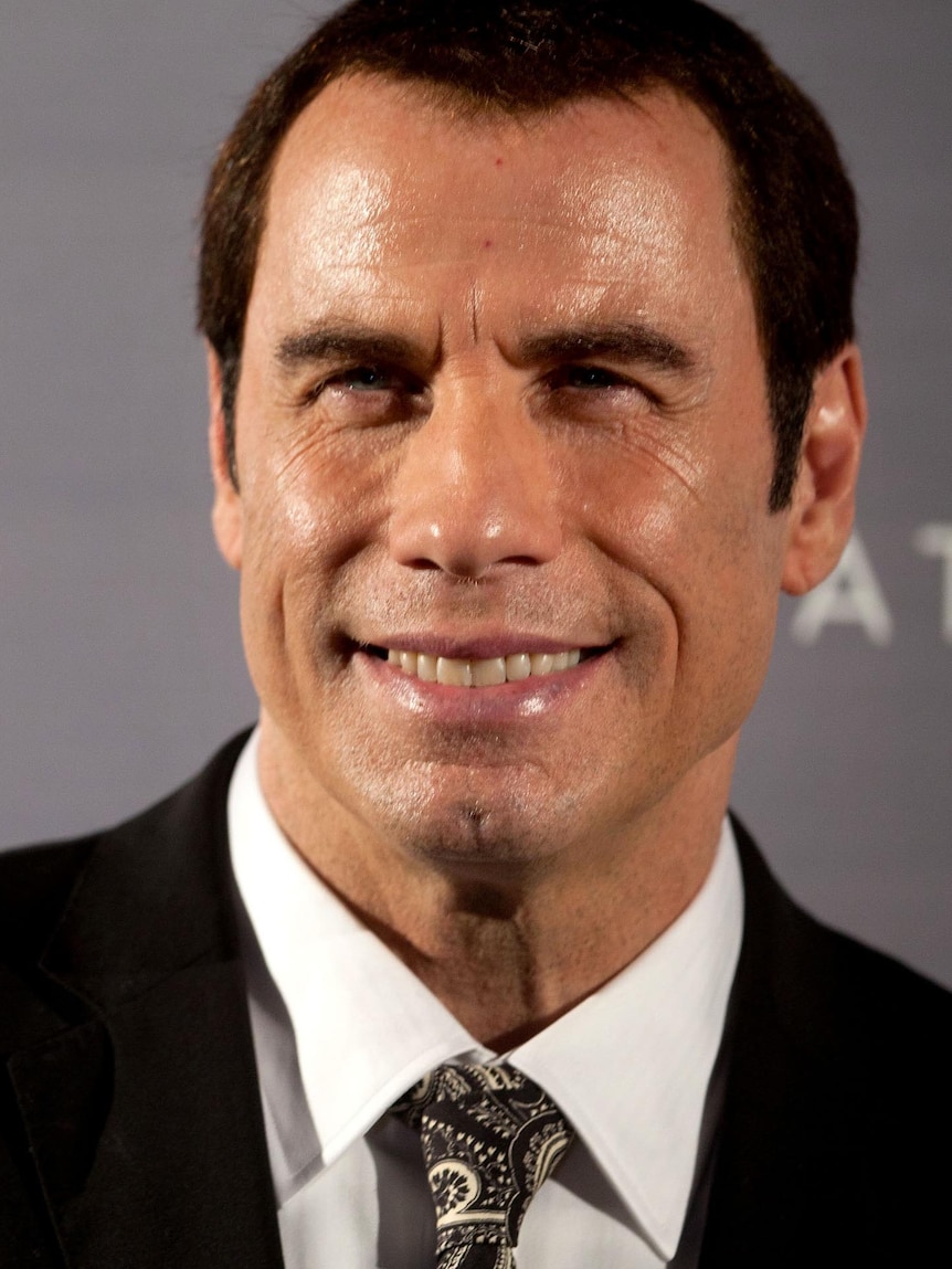 John Travolta on the red carpet.