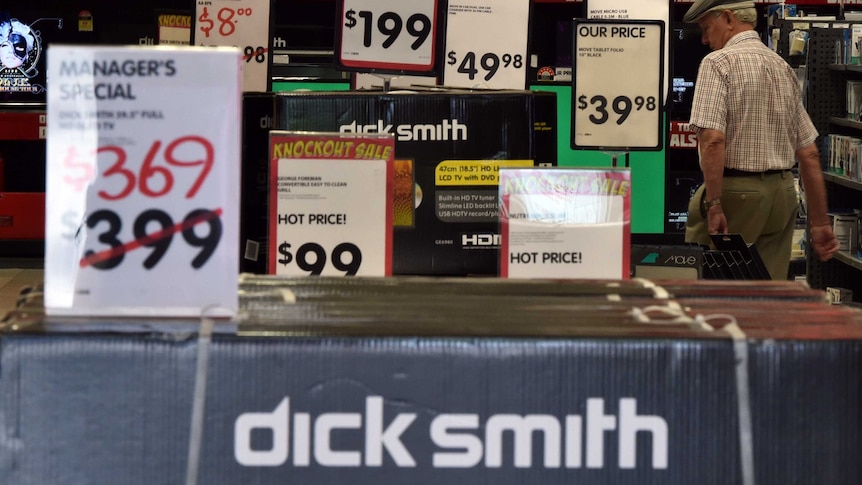 Dick Smith store goods for sale at reduced prices