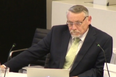 Paul Rosser QC gives evidence to the child abuse royal commission.