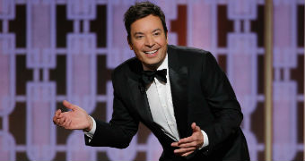 Jimmy Fallon hosts the 74th Annual Golden Globe Awards.