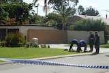 Forensic officers in  Hamilton Hill