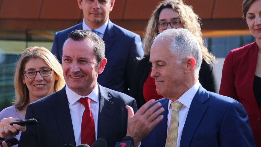Things get awkward between McGowan and Turnbull