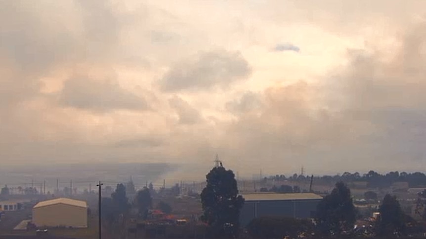 Smoke over Morwell.