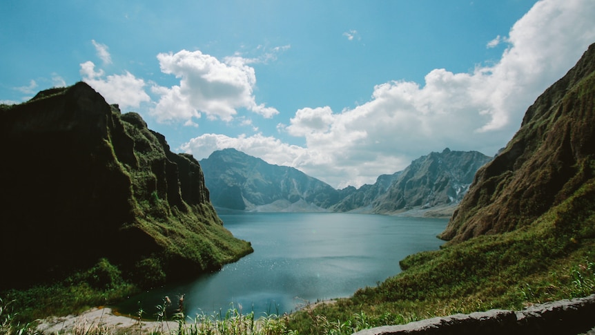 The crater of Mt Pinatubo, an active volcano in the Zambales Mountains, Central Luzon, the Philippines. (Pexels: Belle Co)