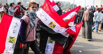Revolution in Egypt custom