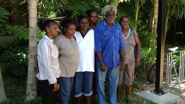Family of murdered woman Erica Liddy outside court in Cairns in far north Qld