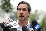 Mitchell Pearce fronts the media