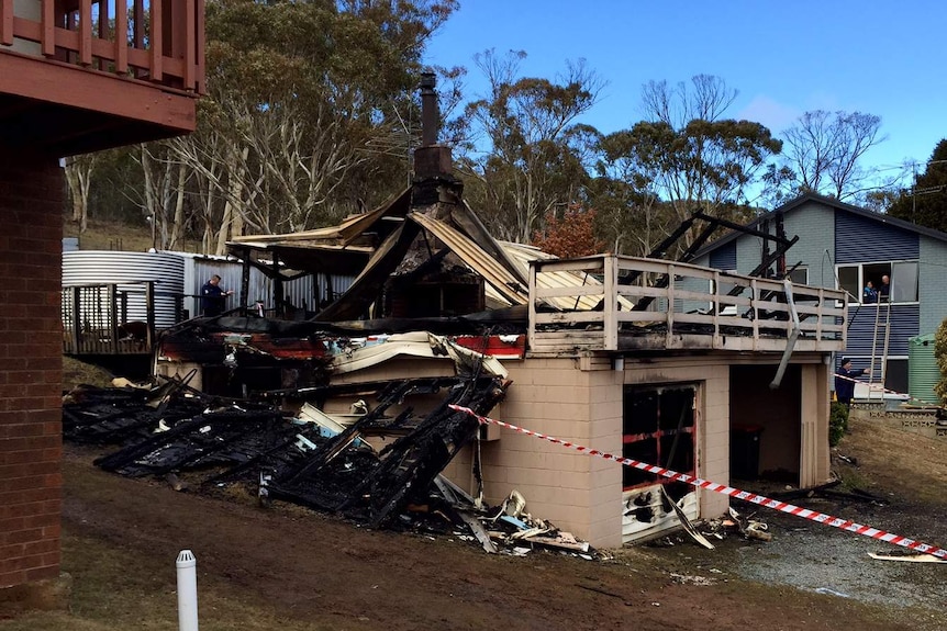 House fire at Anglers Reach, Adaminaby