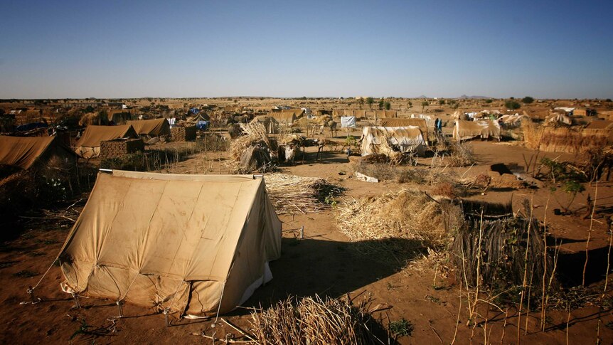 Refugee camp in Chad