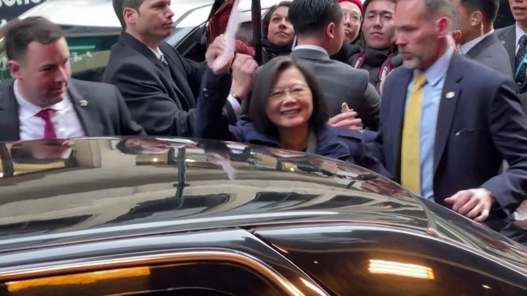 Taiwan's president arrives in New York in sensitive US stopover - ABC News