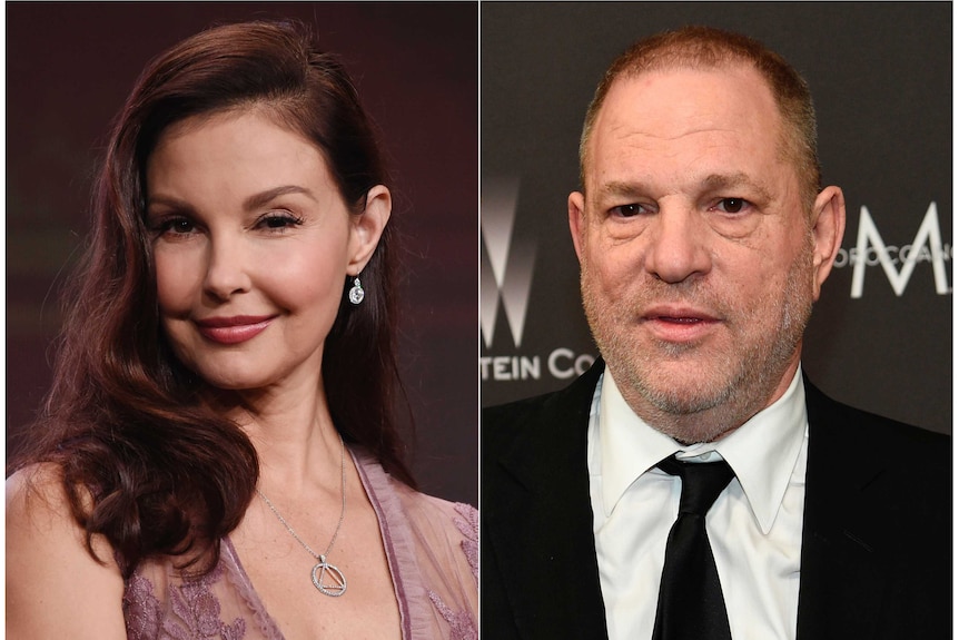 Composition of Ashley Judd and Harvey Weinstein