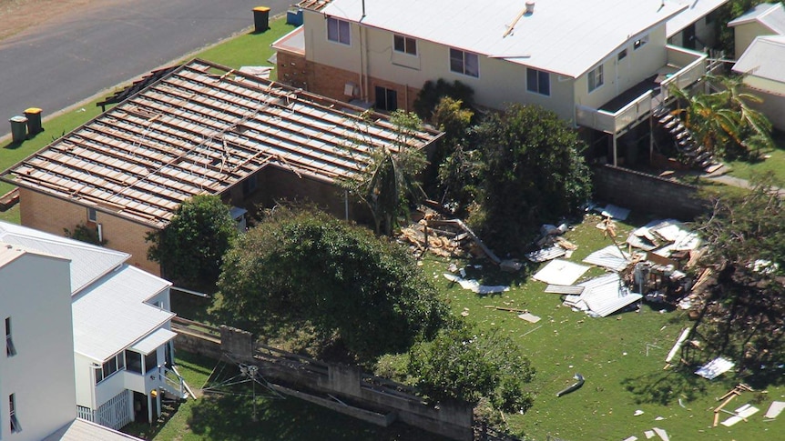 Damage from Cyclone Marcia