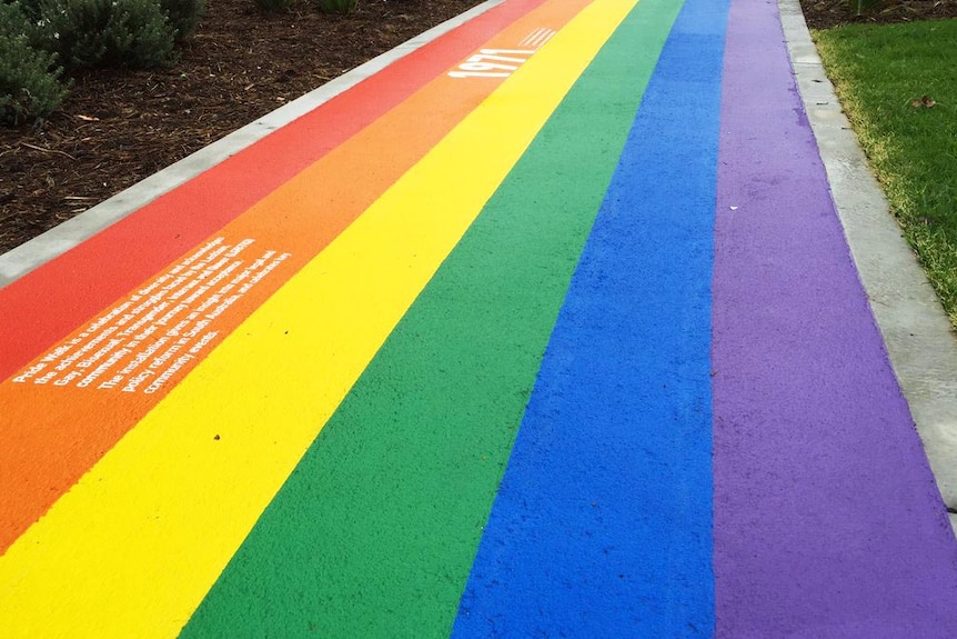 colours of the pride walk