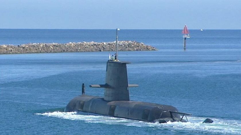 submarine testing off Adelaide coast