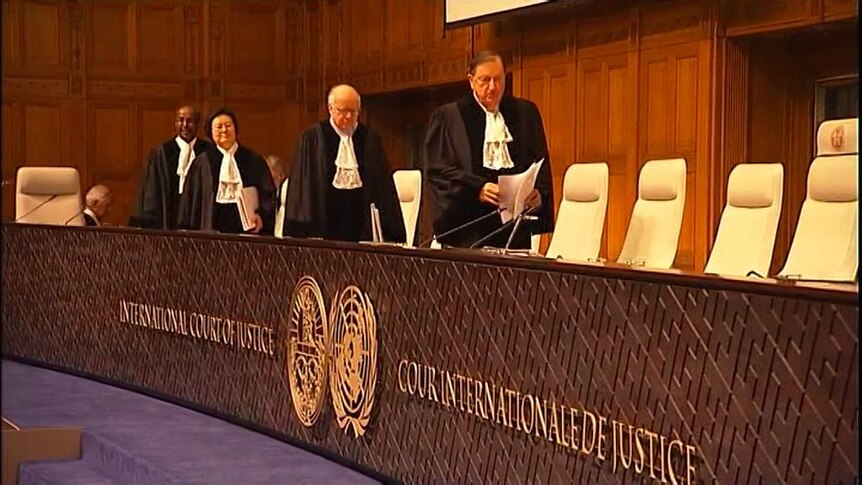 Australia and East Timor argue their cases in The Hague