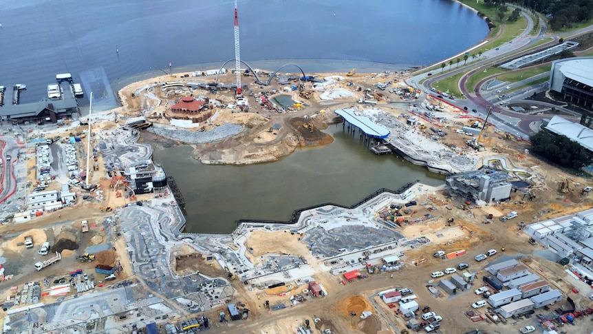 Elizabeth Quay in Perth