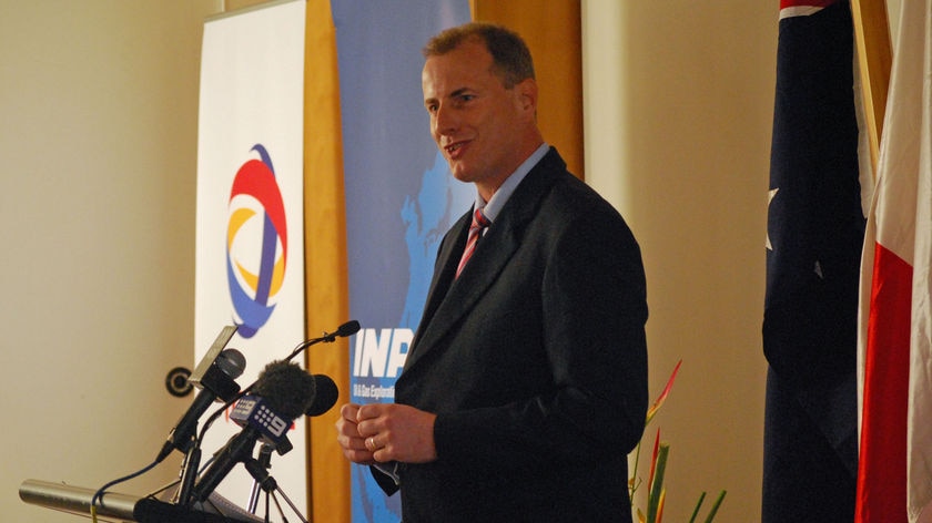 Northern Territory Chief Minister Paul Henderson amkes Inpex announcement