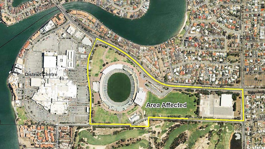 Plans for high rise east of the current stadium