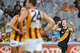Jack Riewoldt returned to form with six goals in Richmond's win over Hawthorn.