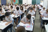 Students in exam