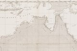 The first published map of Australia