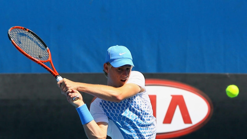 Saville needed less than an hour to down Britain's Kyle Edmund 7-5, 7-5.