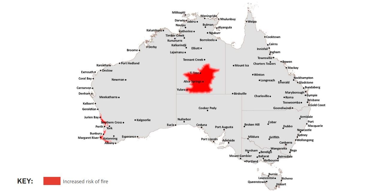AFAC bushfire outlook for 2024 is typical for much of the country