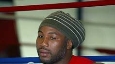 Lennox Lewis training portrait