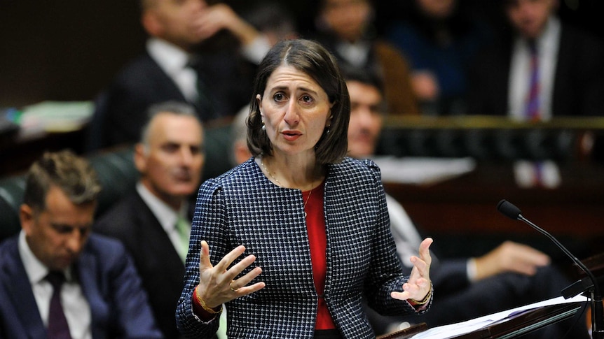 Gladys Berejiklian in Parliament.