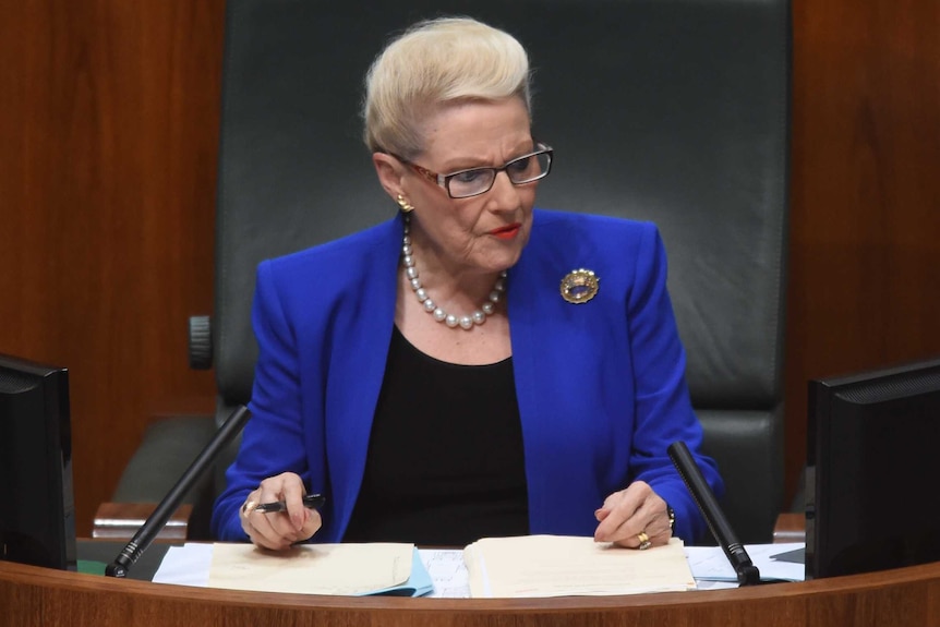 Bronwyn Bishop during Question Time in House of Reps, May 13 2015