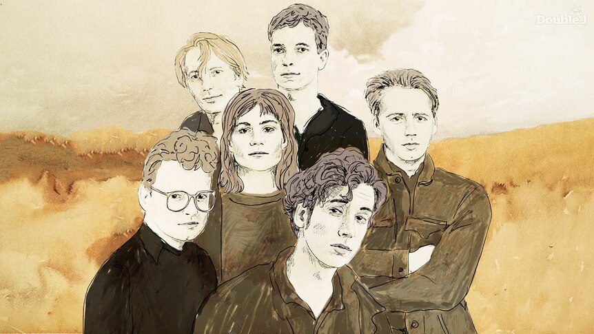 An illustration of Australian band The Triffids