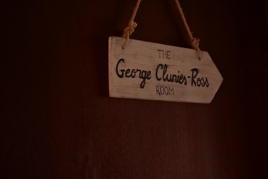sign marking georgie-clunies-ross room