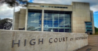 The front of the High Court of Australia