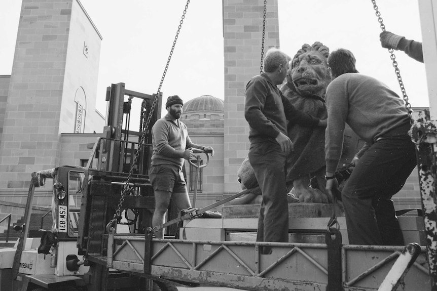 The last major move for the Menin Gate lions followed a significant restoration project in 1991.