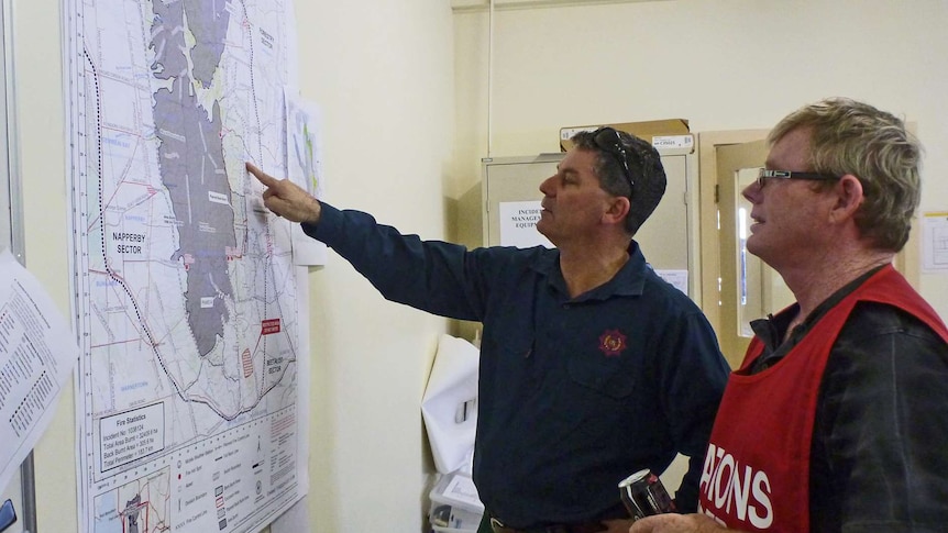 Checking the bushfire coverage map