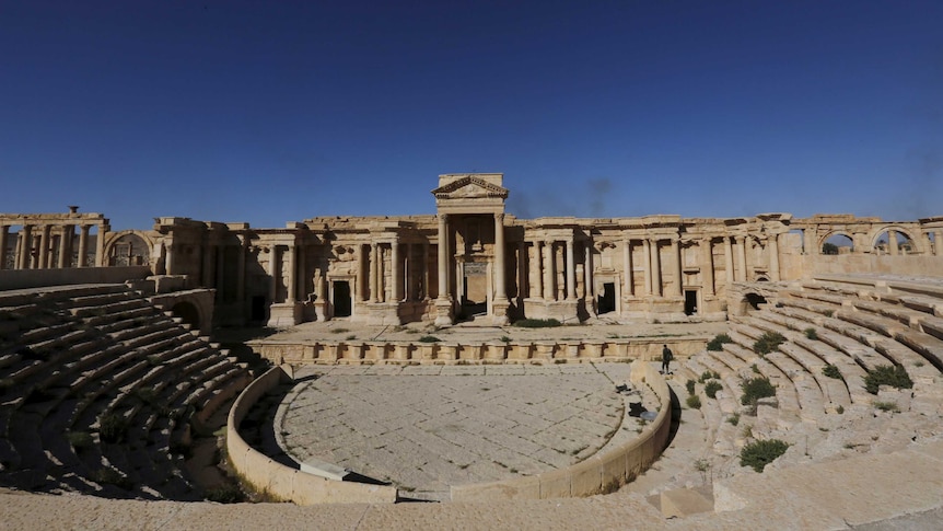 Roman Theatre in the historical city of Palmyra
