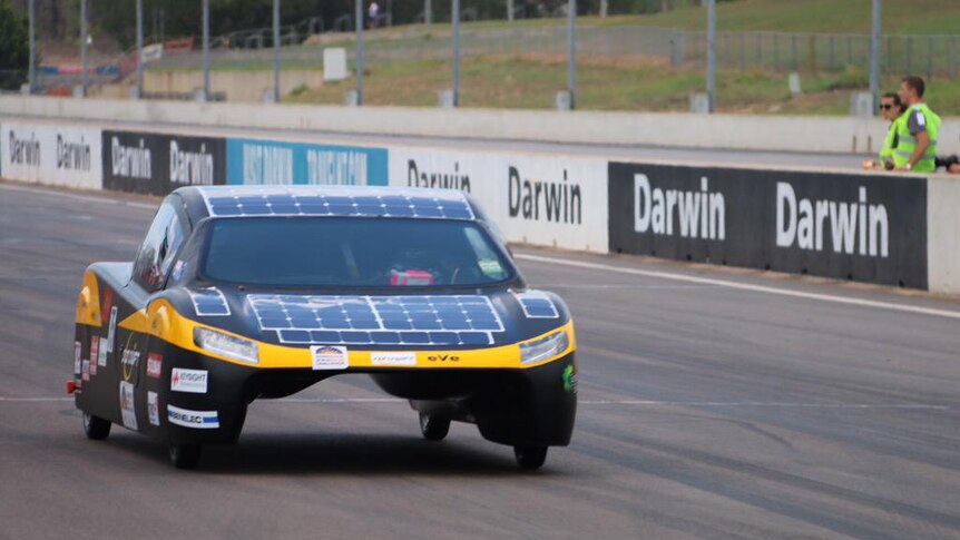 UNSW solar racing team's vehicle 'Eve'